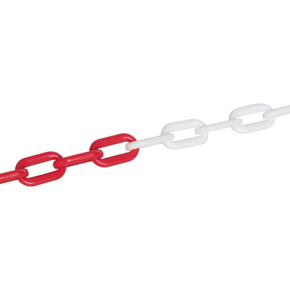 Fixman - Plastic ketting 6 mm x 5 m, rood/wit