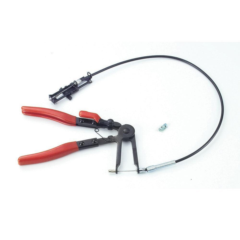Flexible hose clamp remover