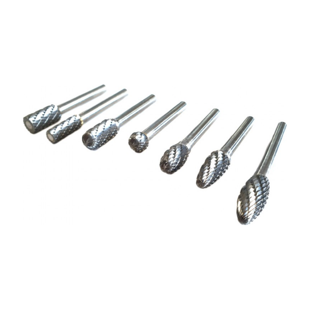 Frezenset 7-delig tungsten carbide