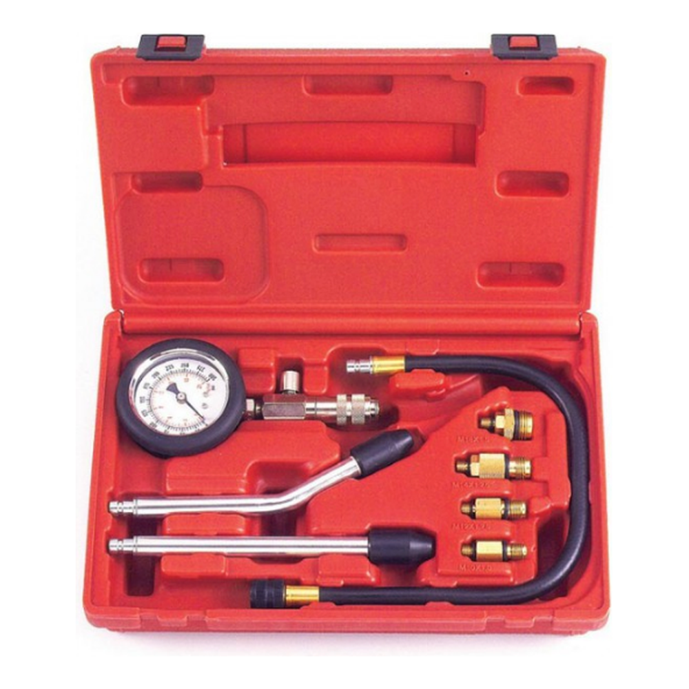 Gas cylinder compression tester