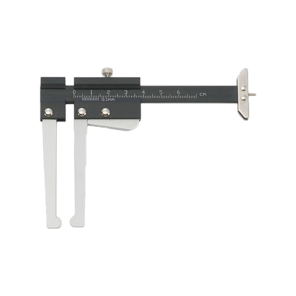 Gauge for brake disc depth & tire tread