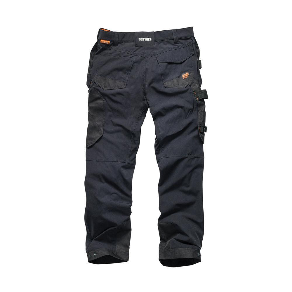 Scruffs - Pro Flex Plus werkbroek met holsterzakken, zwart