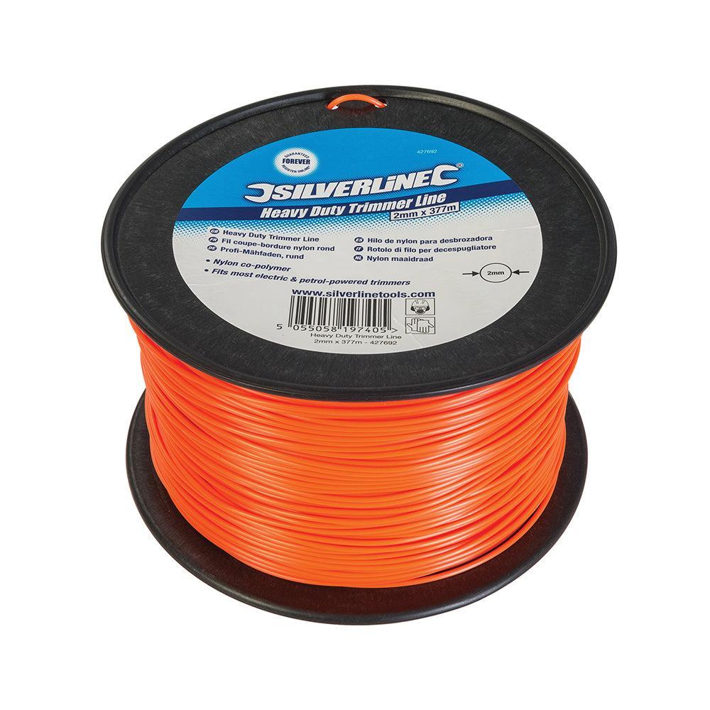 Silverline - Nylon maaidraad 2 mm x 377 m