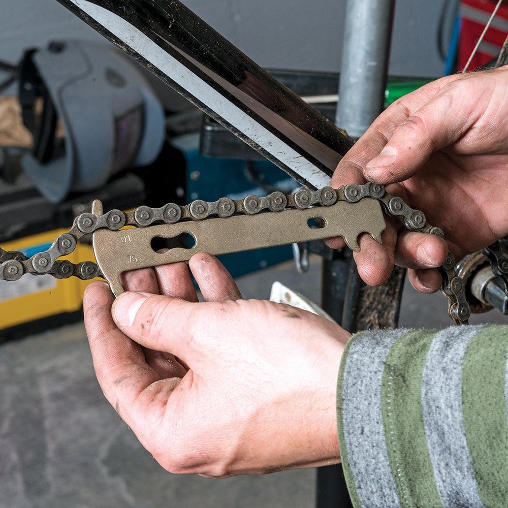 Silverline - Kettingslijtage-indicator 0,75 & 1,0 % slijtage