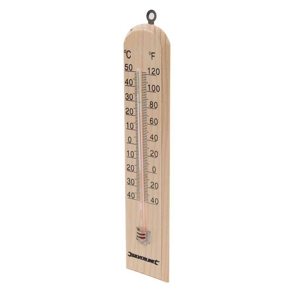 Silverline - Hout thermometer