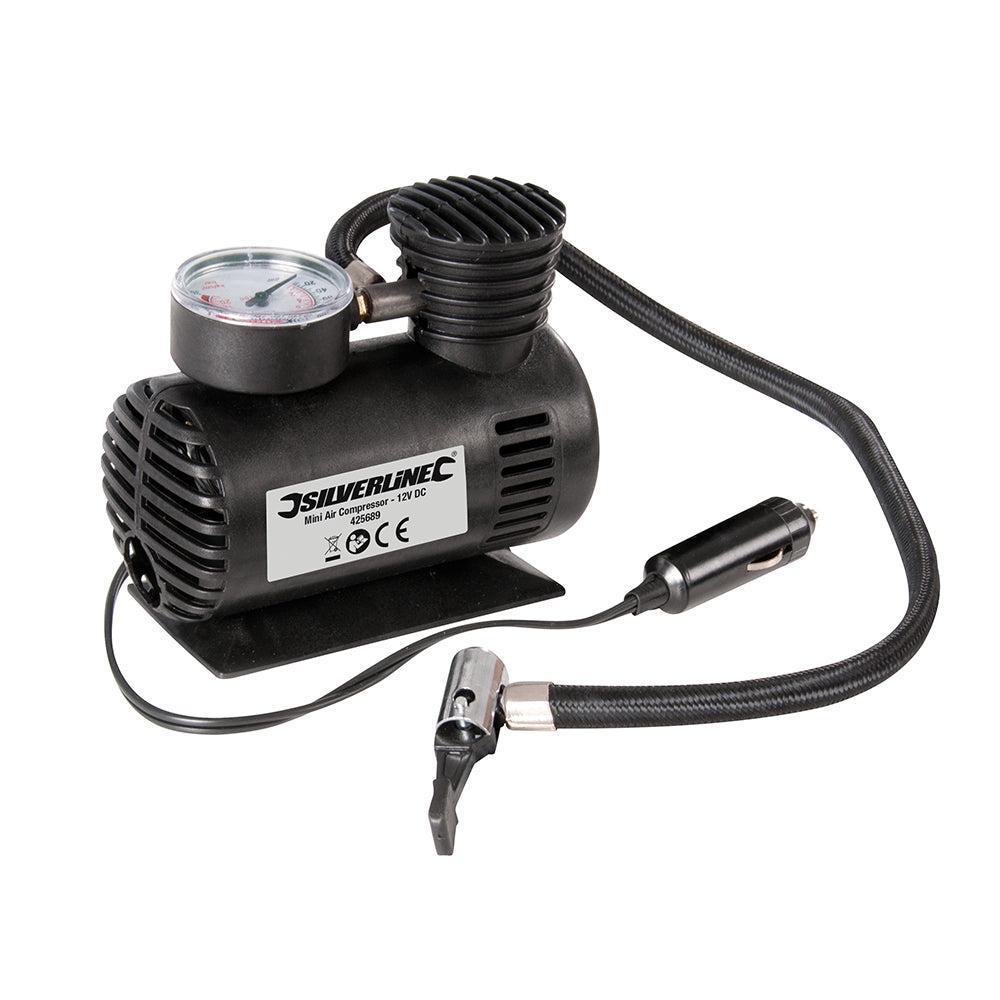 Silverline - Mini luchtcompressor 12 V DC