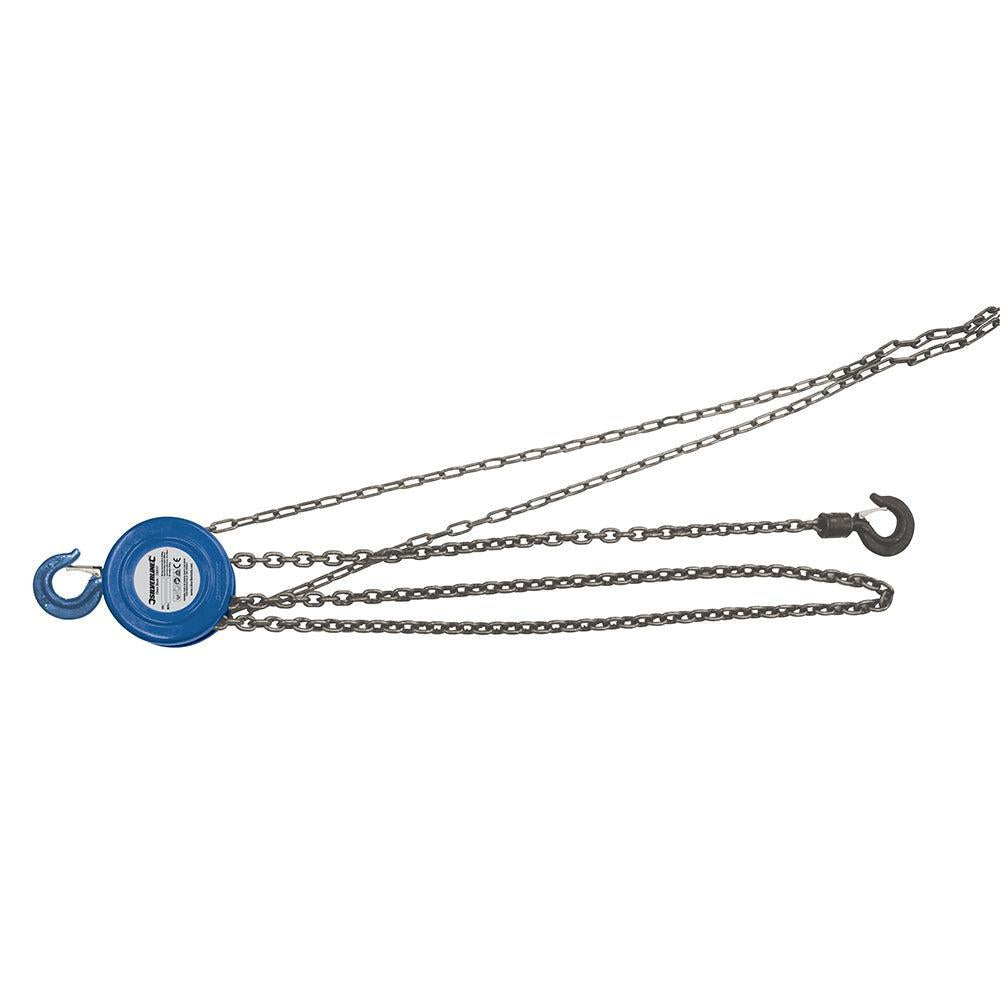 Silverline - Handtakel 5000 kg/3 m takelhoogte