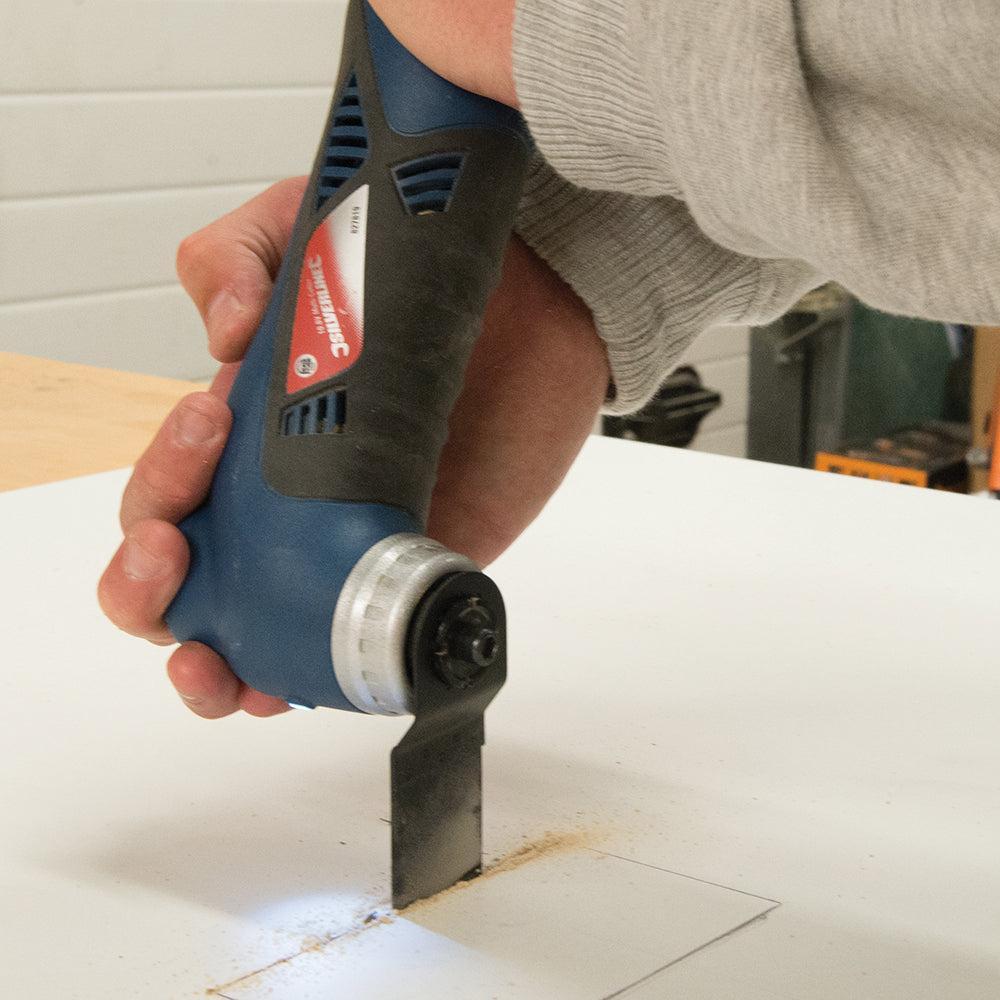 Silverline - 3-delige HCS Multitool zaagbladen set 10, 20, 34 mm