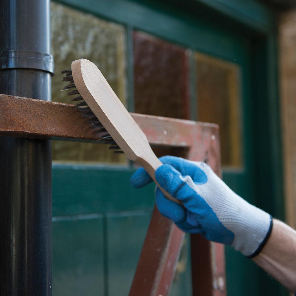 Silverline - 'Heavy-Duty' staalborstel 4 rijen