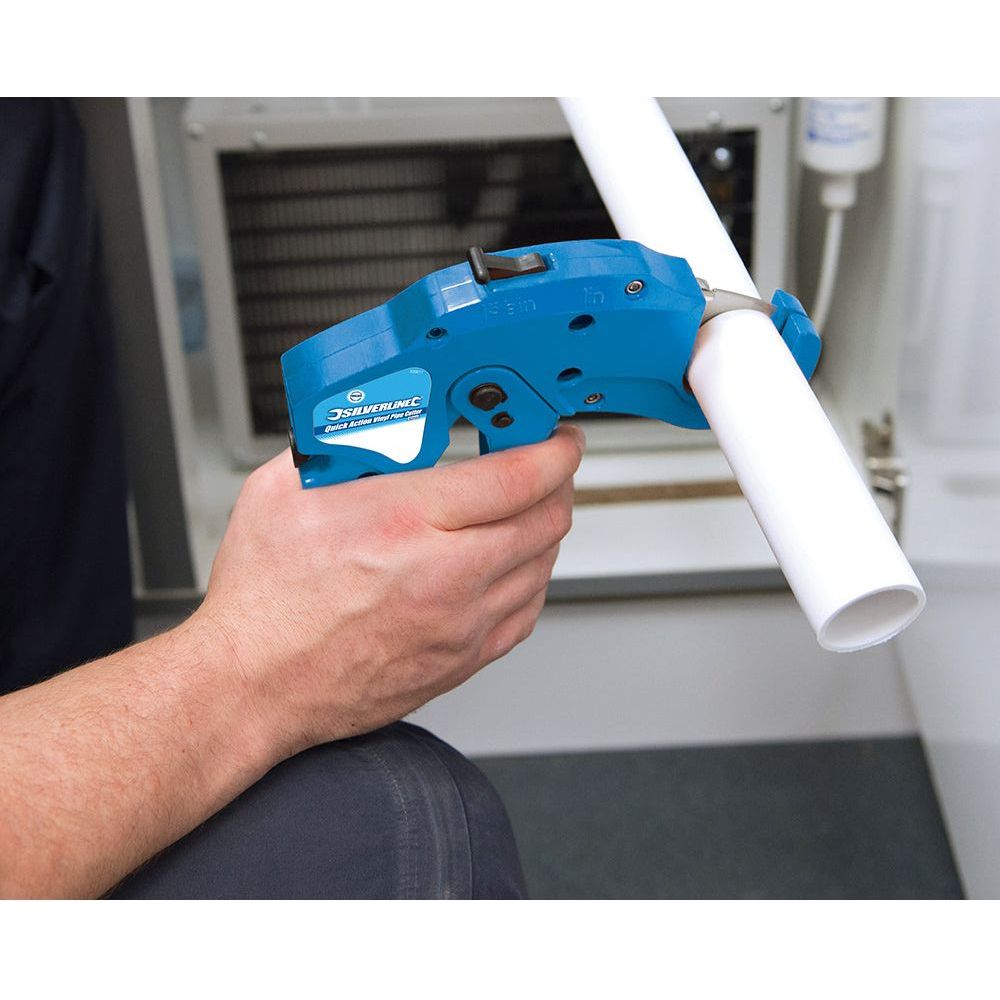 Silverline - Snelspan vinyl pijpsnijder 42 mm