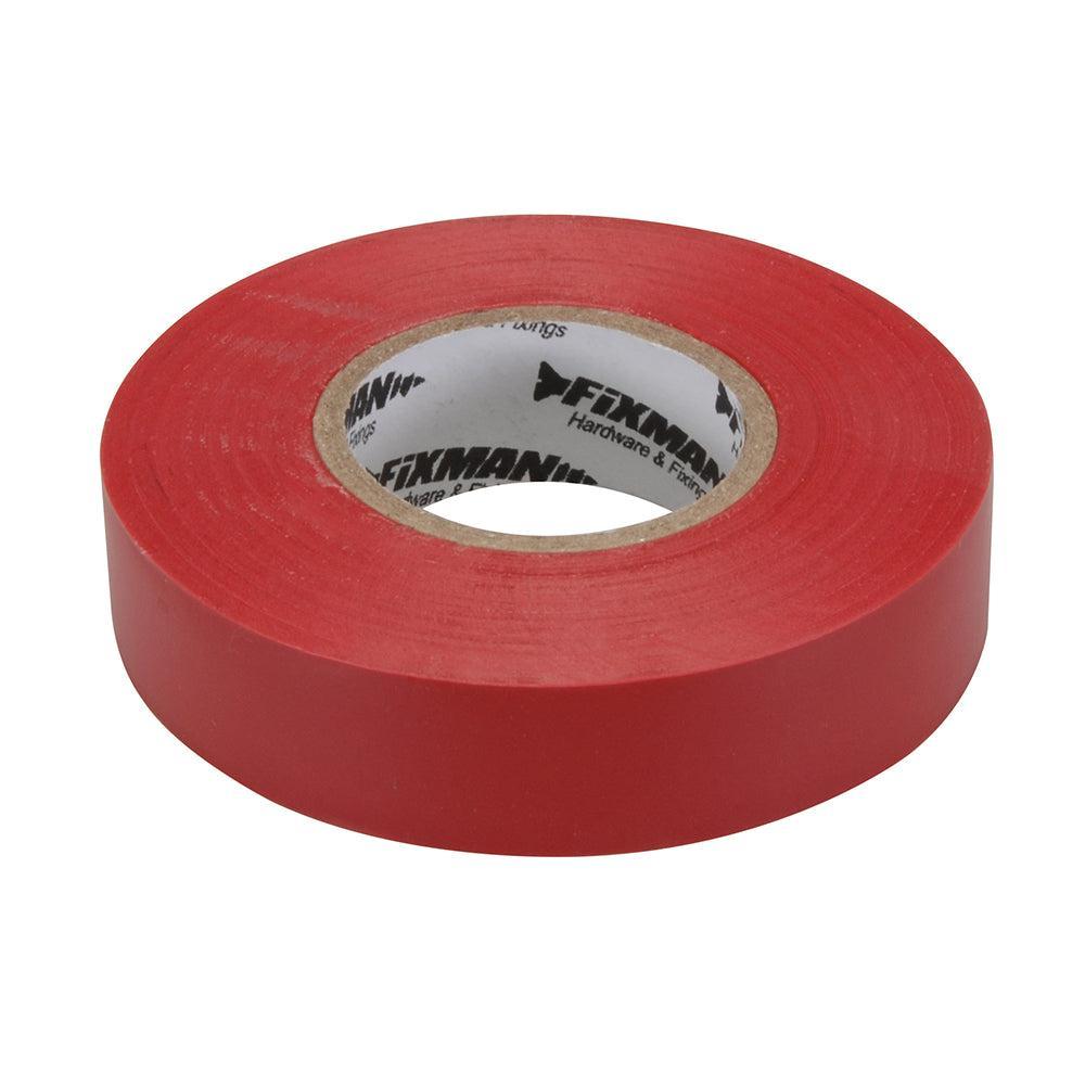 Fixman - Isolatietape 19 mm x 33 m, rood