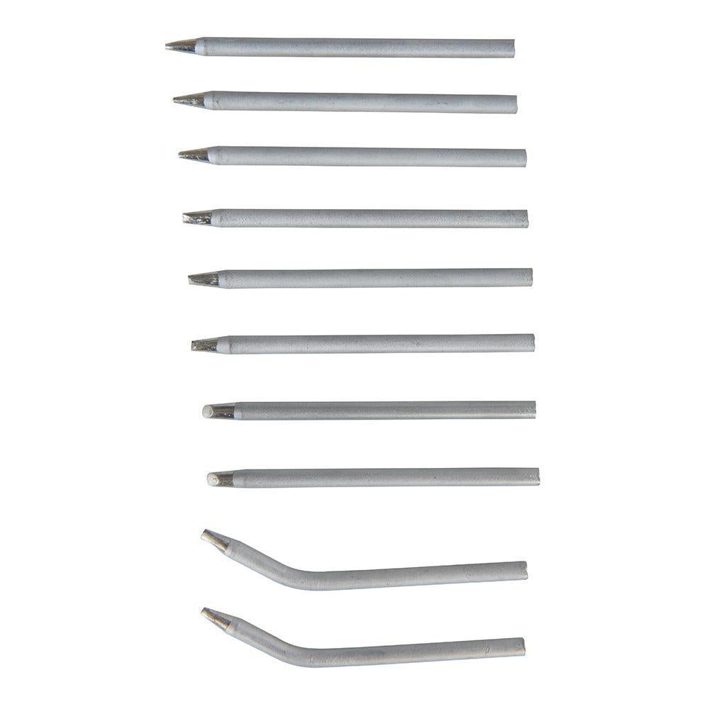 Silverline - 10-delige soldeerpuntenset 40W
