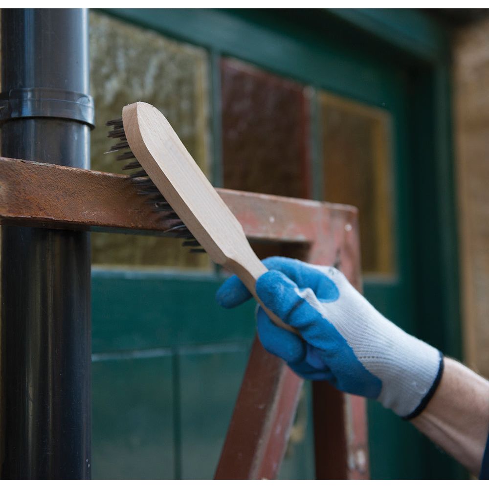 Silverline - 'Heavy-Duty' staalborstel 4 rijen