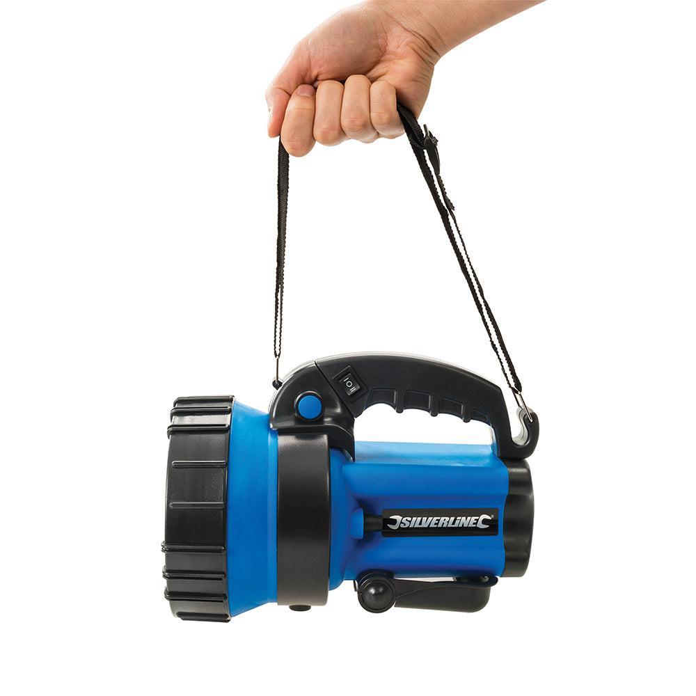 Silverline - 5 W Oplaadbare lithium-zaklamp met 3 functies 200 lm