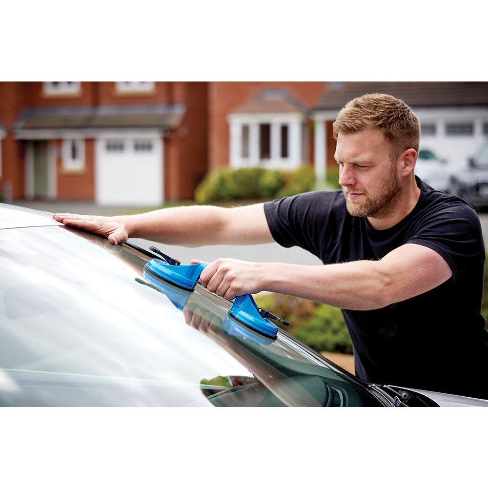 Silverline - Dubbele glasdrager 70 kg