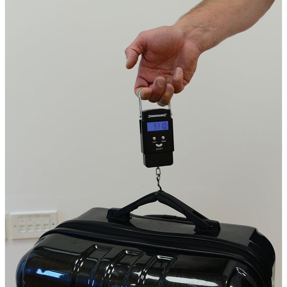 Silverline - Elektronische zakweegschaal 50 kg