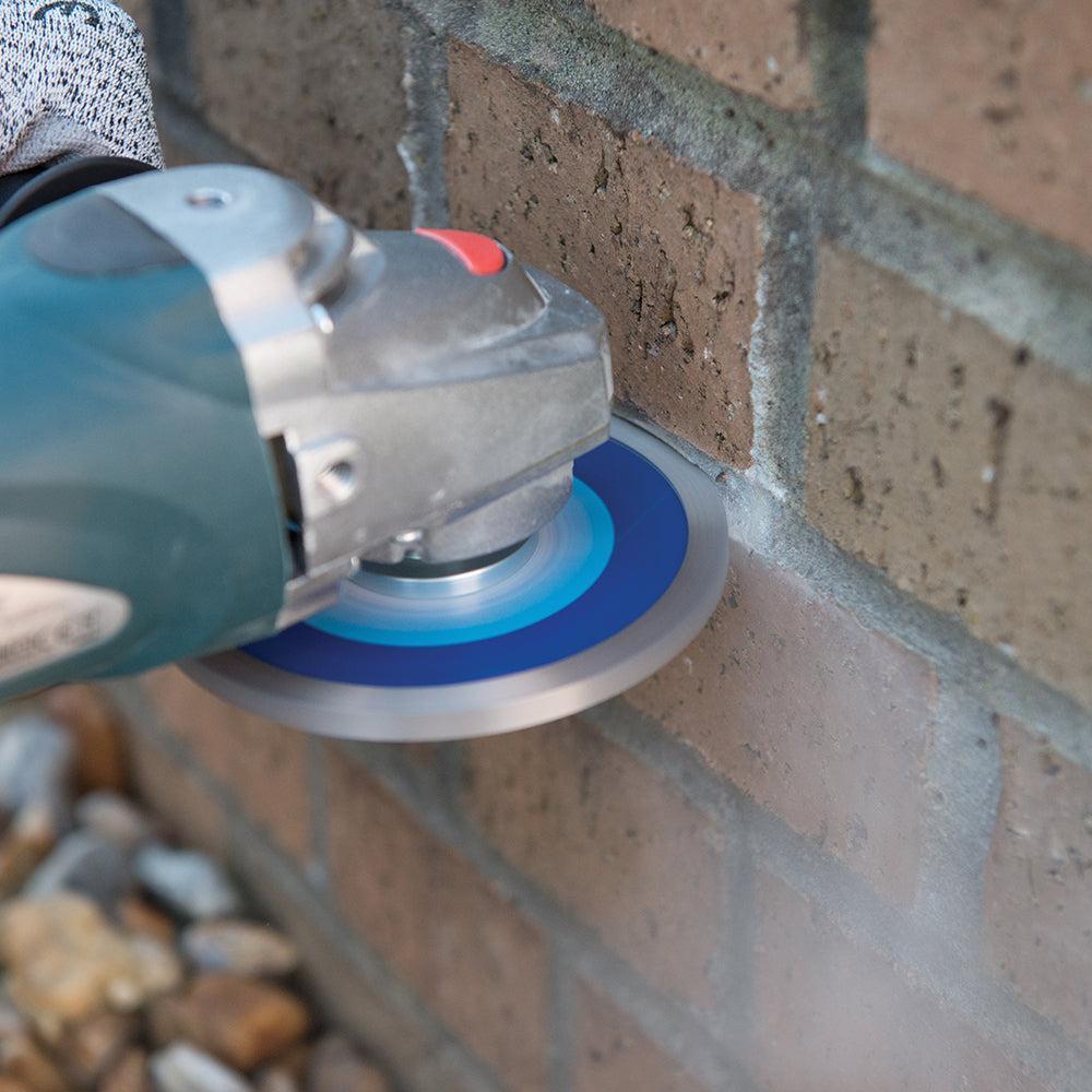 Silverline - Diamant-blad voor het verwijderen van voegmateriaal, 2 stk 115 x 22,23 mm, gesegmenteerde rand