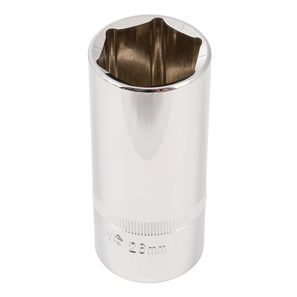 Silverline - Diepe zeskantige 1/2" metrische dop 26 mm