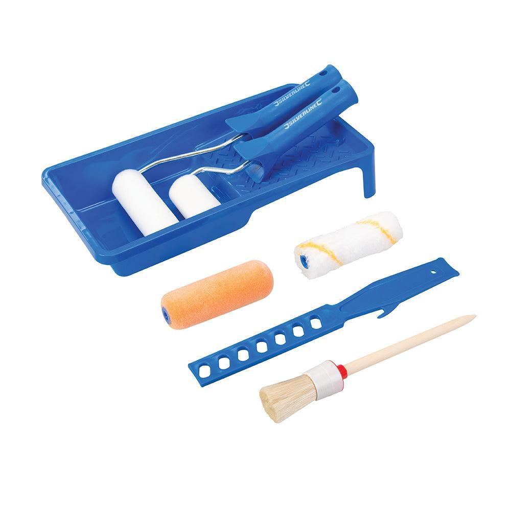 Silverline - 9-delige schilder set, rollers en borstels