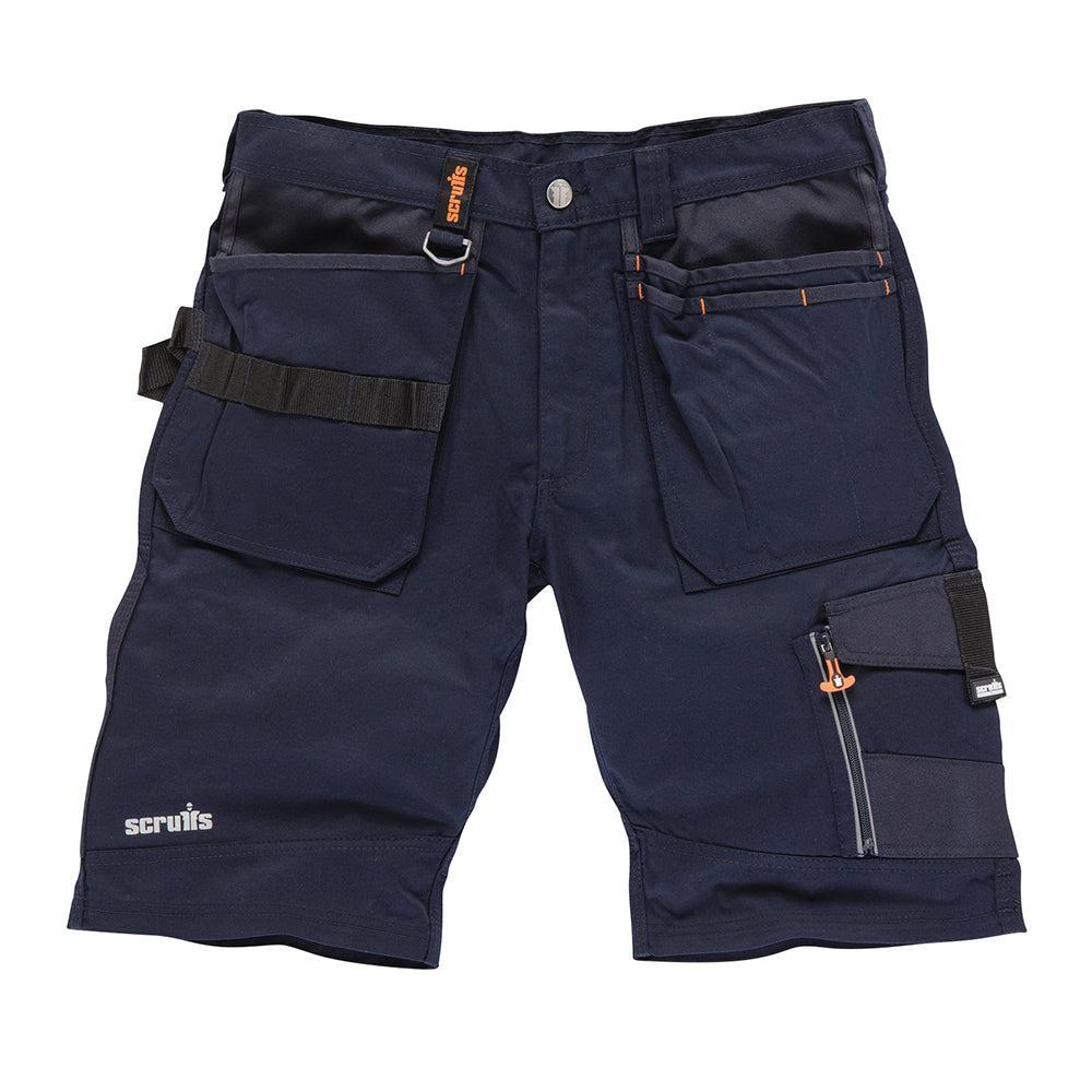 Scruffs - Werkshort "Trade", blauw