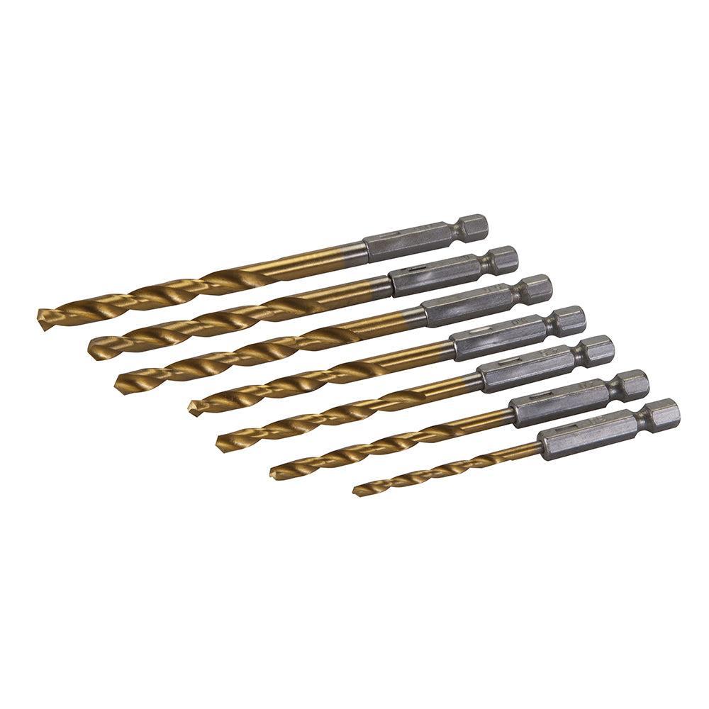 Silverline - 7-delige boor bit set 3 - 6,5 mm
