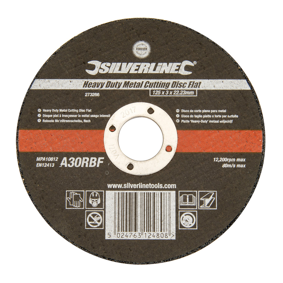 Silverline - 'Heavy-Duty' metaal snijschijf-0