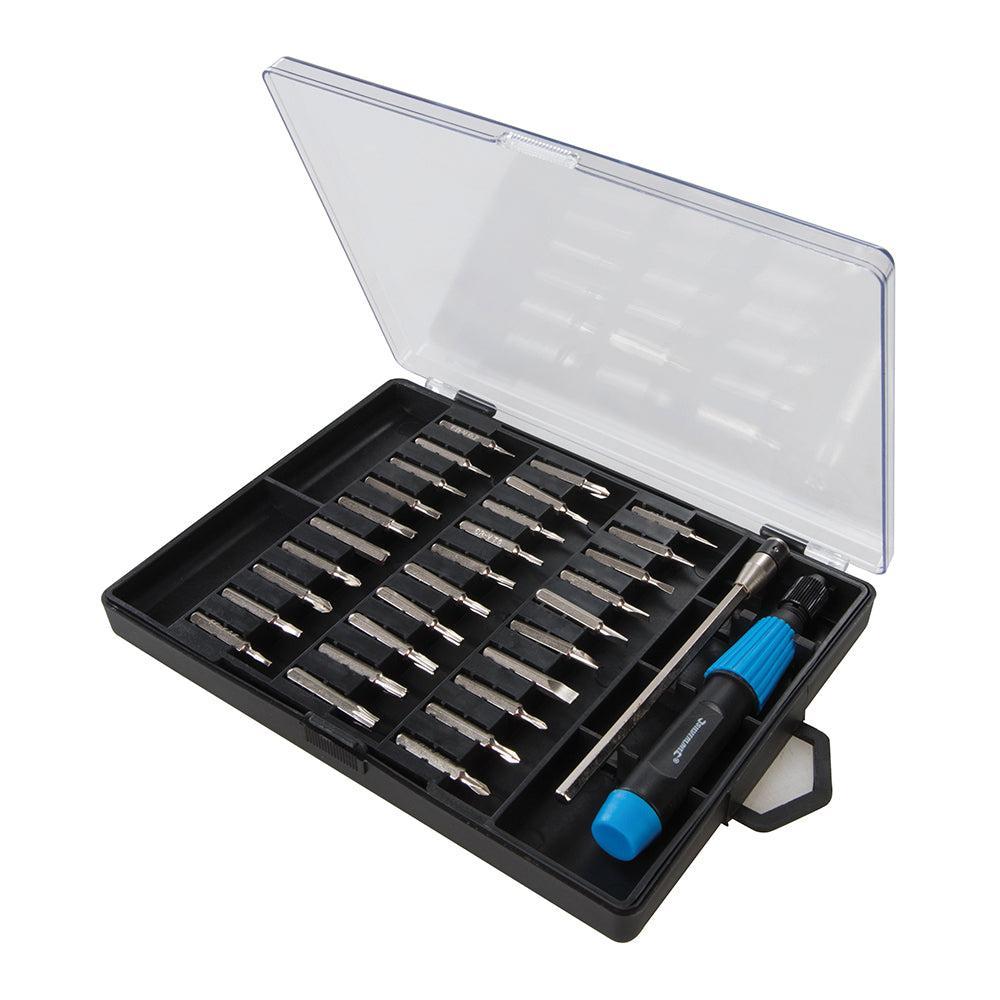 Silverline - 32-delige precisie schroevendraaier bit set 32-delige set