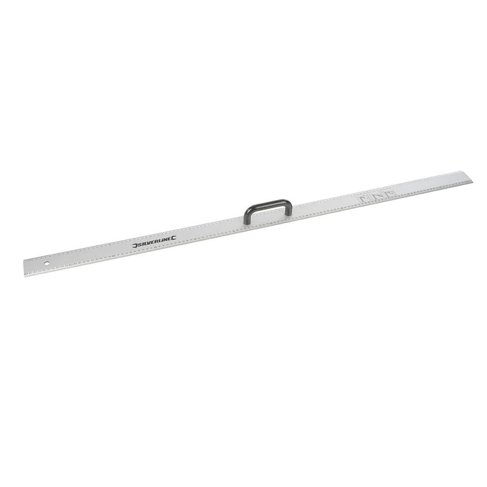 Silverline - Aluminium liniaal met handvat 1200 mm