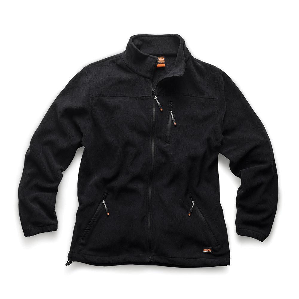 Scruffs - 'Worker' waterbestendige fleece, zwart Maat XL