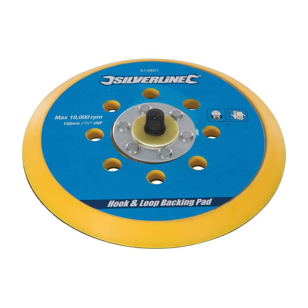 Silverline - Klittenband steunschijf 150 mm / 5/16" UNF