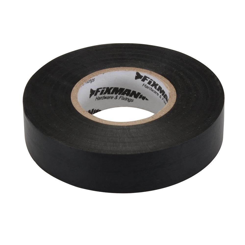 Fixman - Isolatietape 19 mm x 33 m, zwart