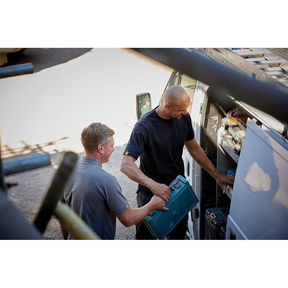 Scruffs - Eco Worker T-shirt, zwart Maat S