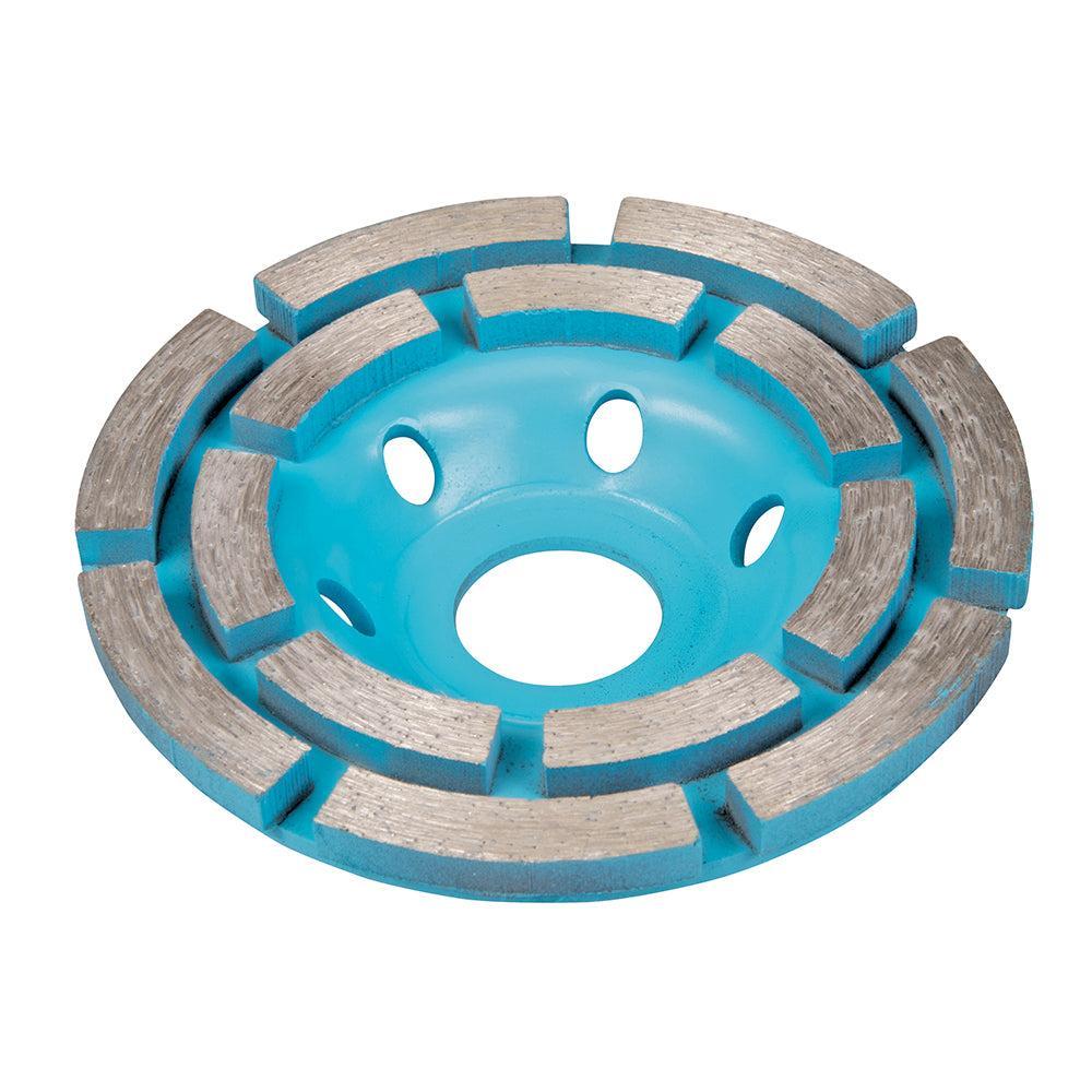 Silverline - Diamant slijpschijf 100 x 22,23 mm, dubbele rij