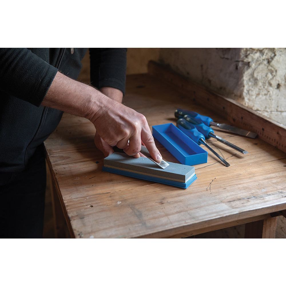 Silverline - Siliciumcarbide combinatie slijpsteen Fijn/medium