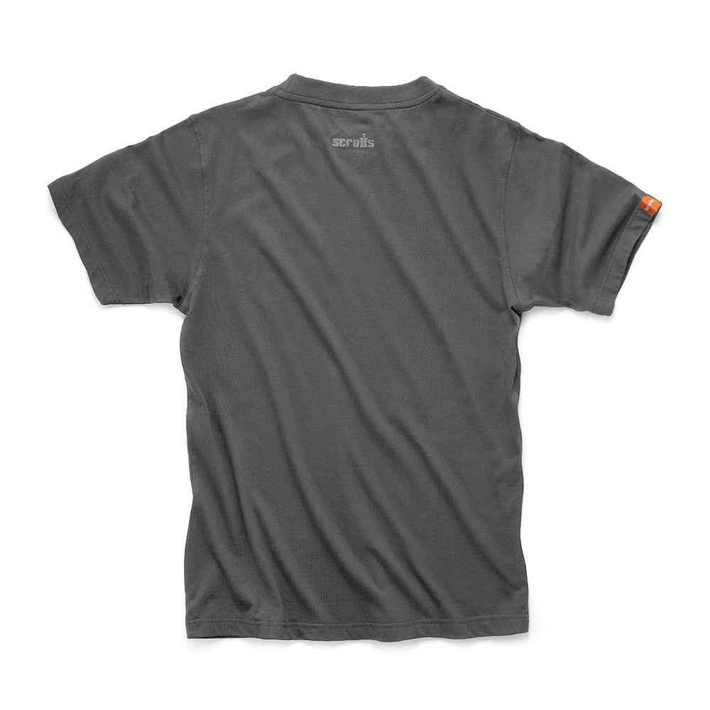 Scruffs - Eco Worker T-shirt, grijs-1