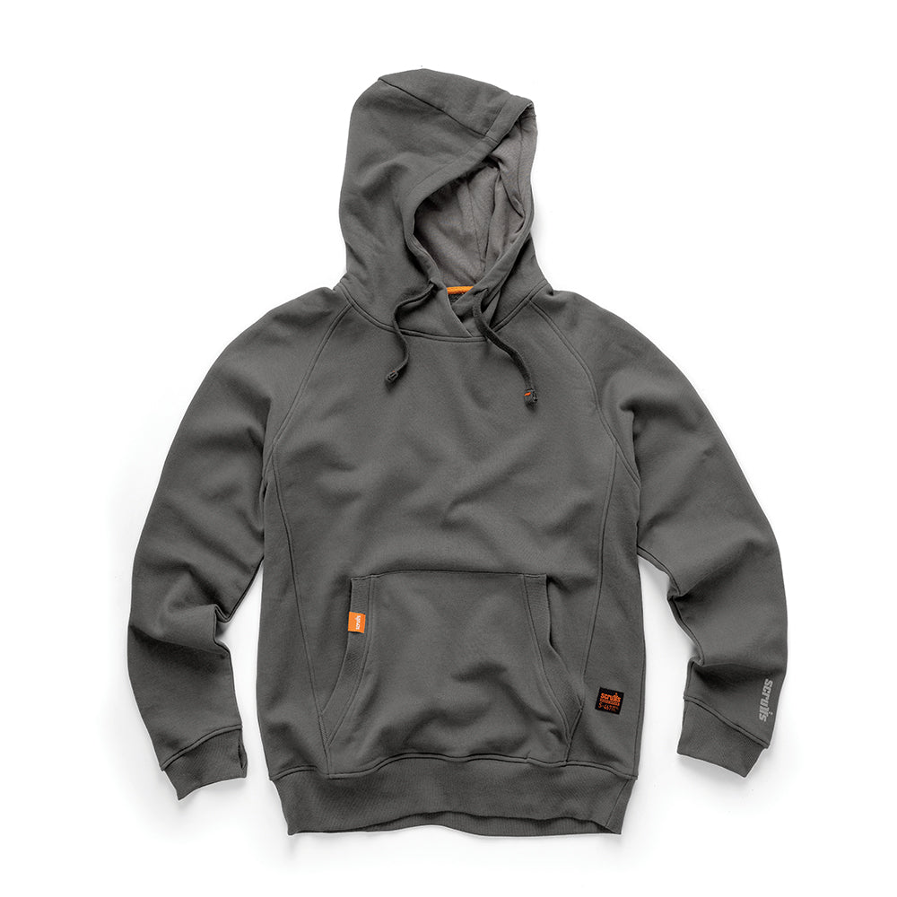 Scruffs - Eco Worker hoodie, grijs Maat XS
