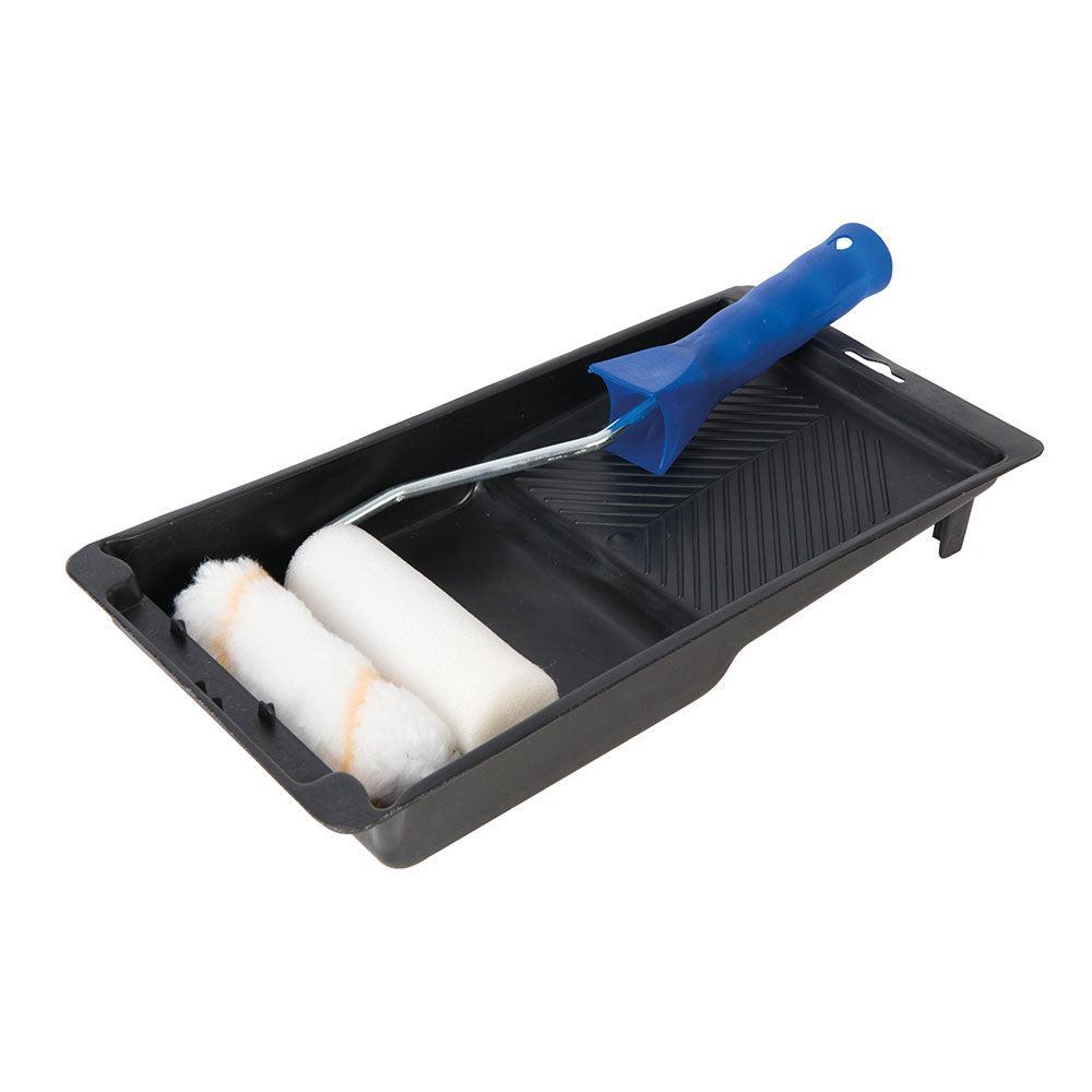 Silverline - Mini roller en tray set 100 mm