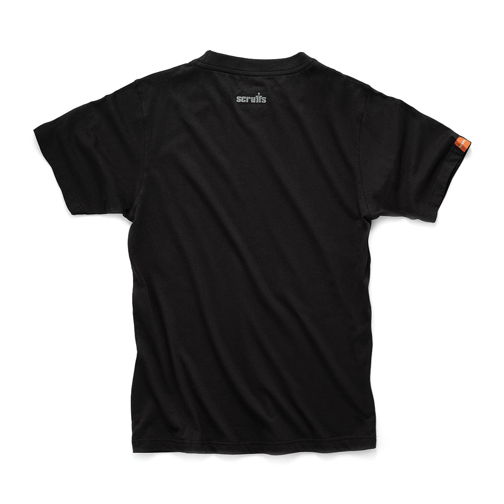 Scruffs - Eco Worker T-shirt,  zwart-2