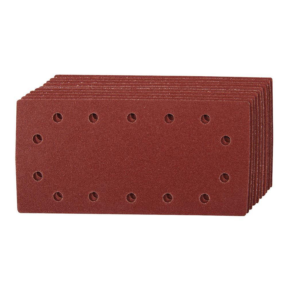 Silverline - 115 x 230 mm geperforeerde klittenband schuurvellen, 10 pk. 60 korrelmaat