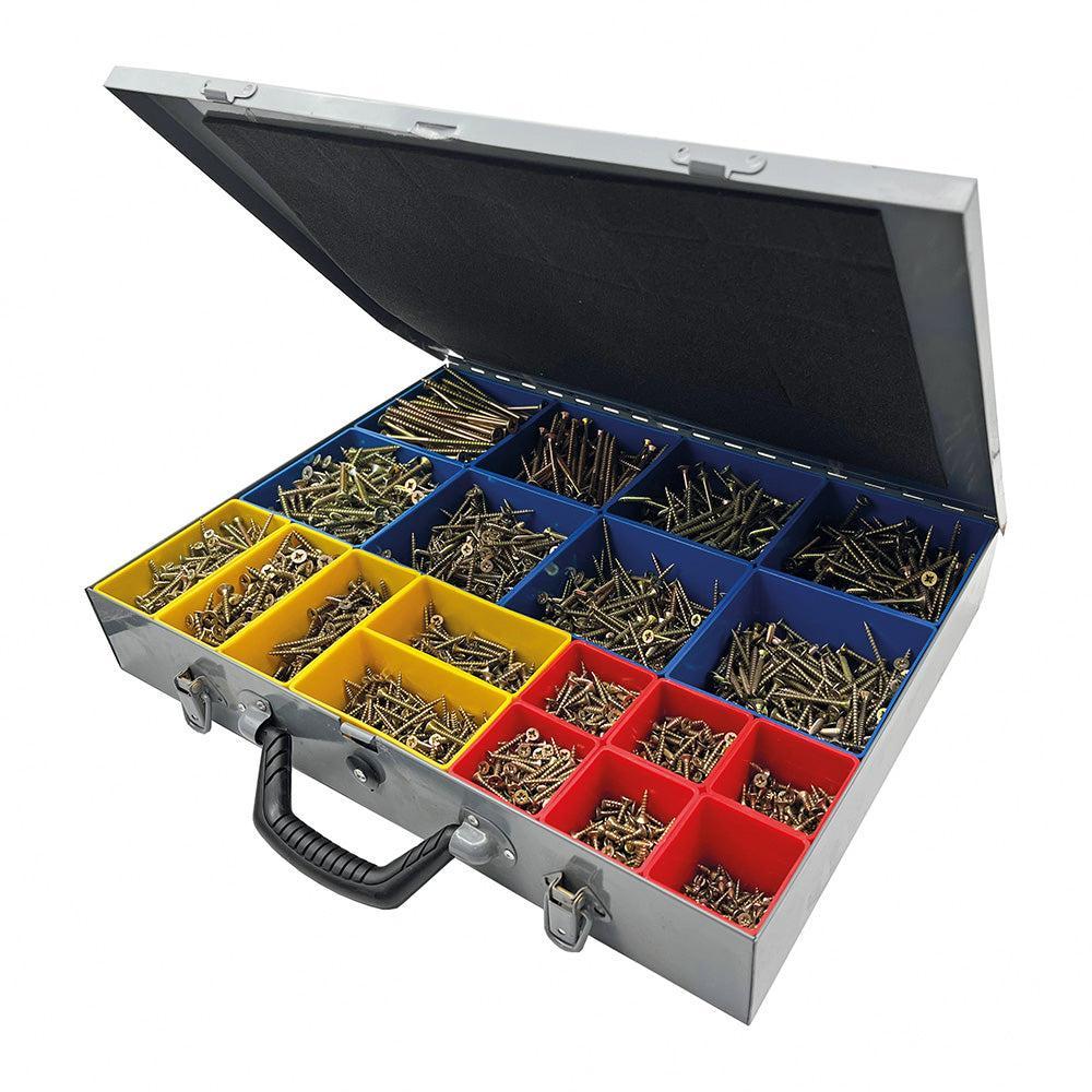 Fixman - Goldstar verzinkschroeven assortiment 3400-delig