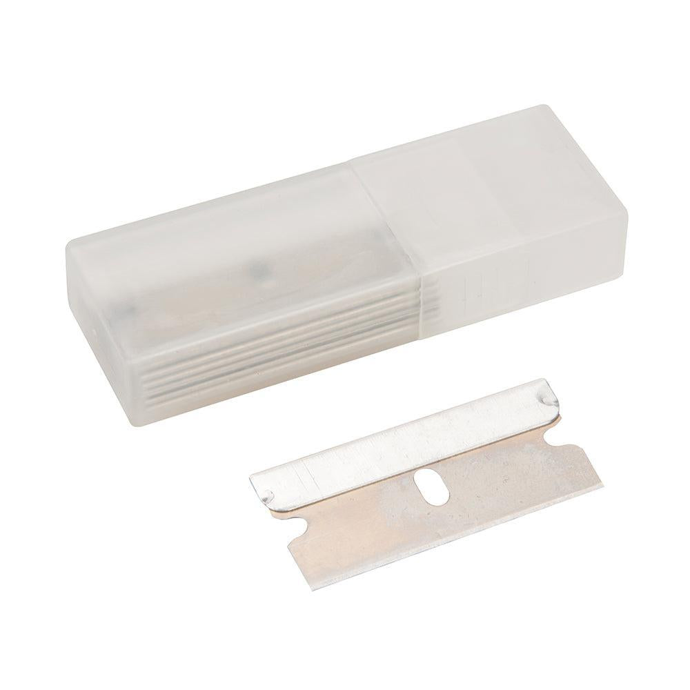 Silverline - Enkelzijdige mesjes, 10 pk. 38 x 19 x 0,25mm