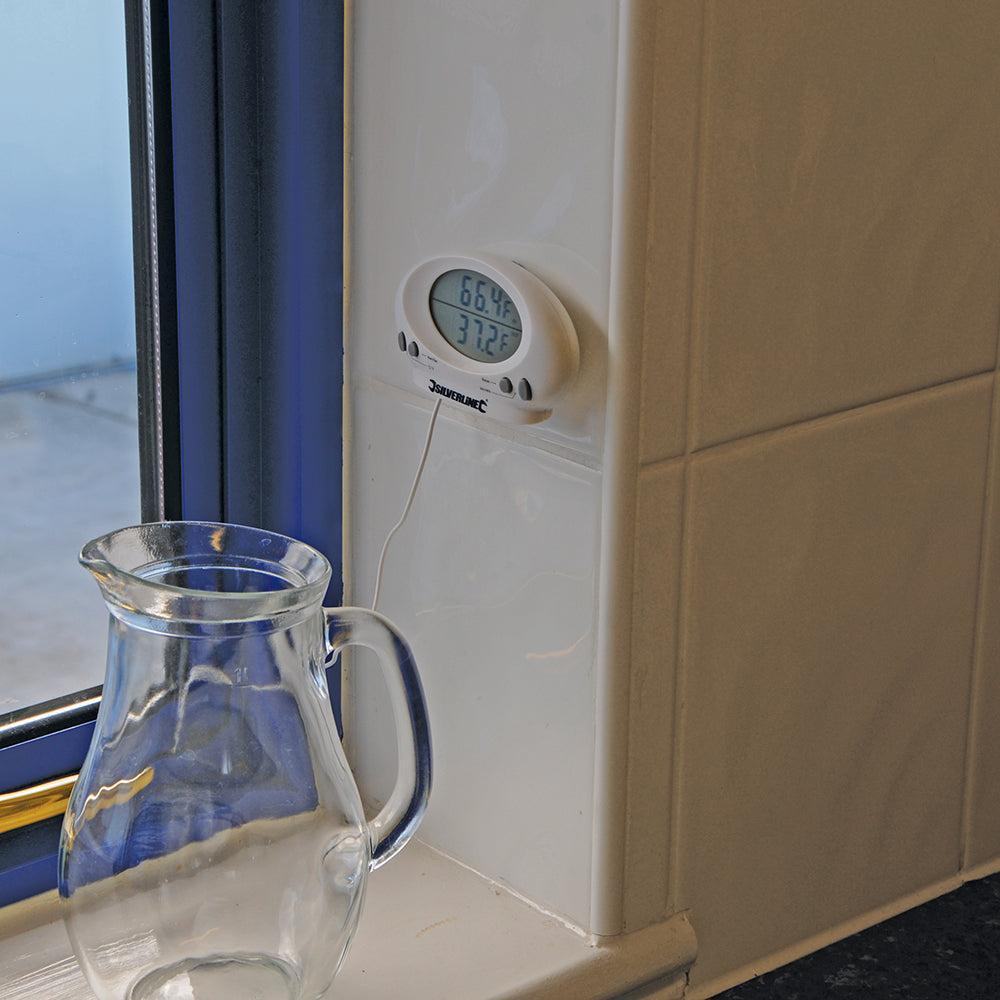 Silverline - Binnen/buiten thermometer -50°C tot + 70°C