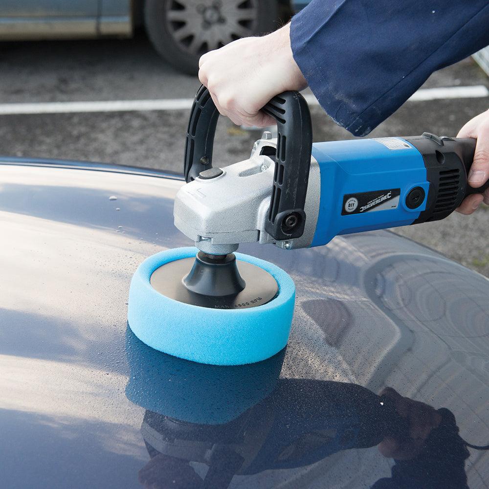 Silverline - M14 schuim polijstkop 150 mm medium, blauw