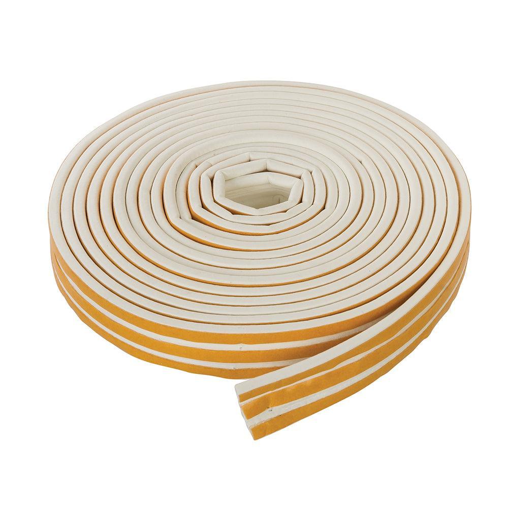 Fixman - Zelfklevende E-profiel tochtstrip 3-5 mm / 15 m, wit