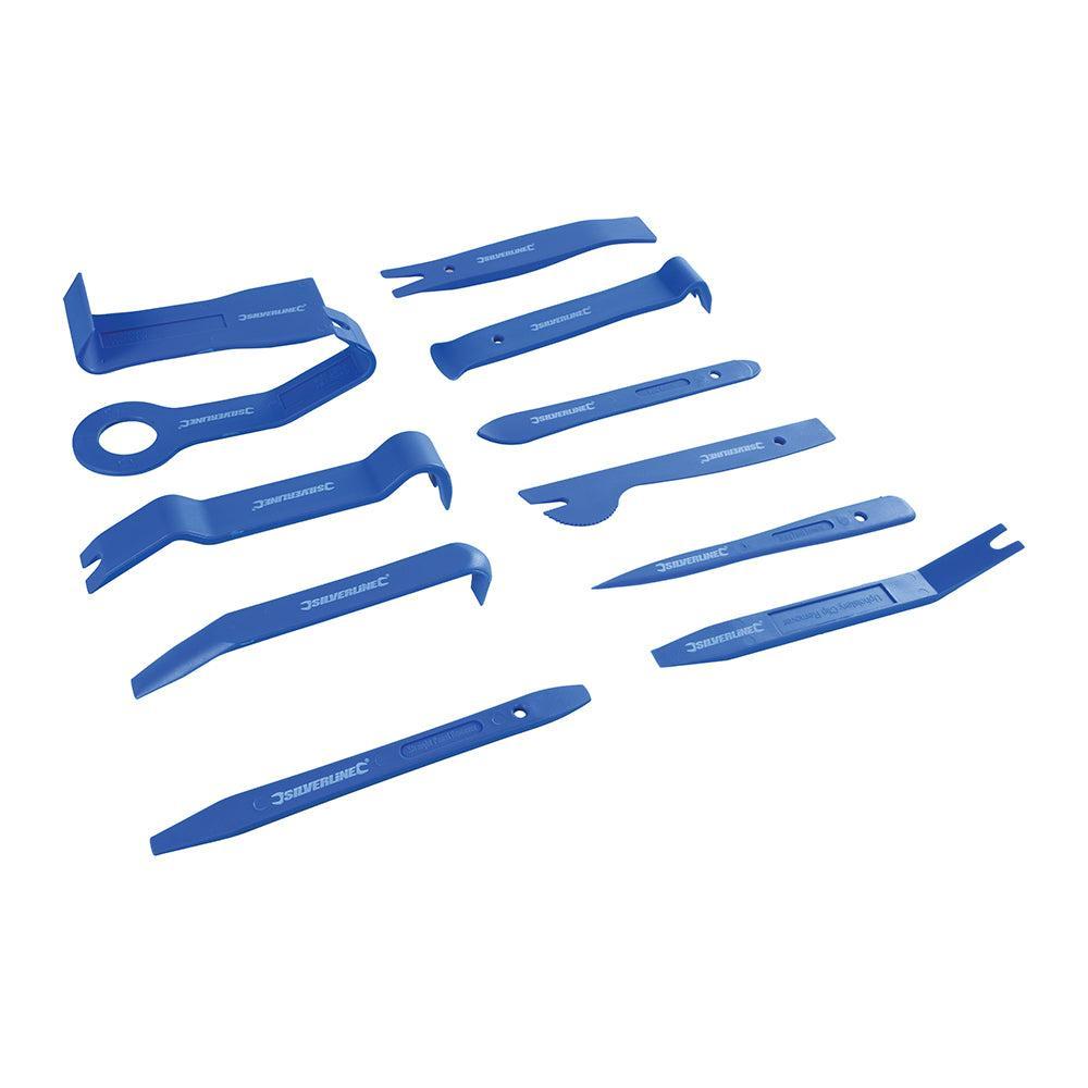 Silverline - Trim verwijderaar set, 11-delig