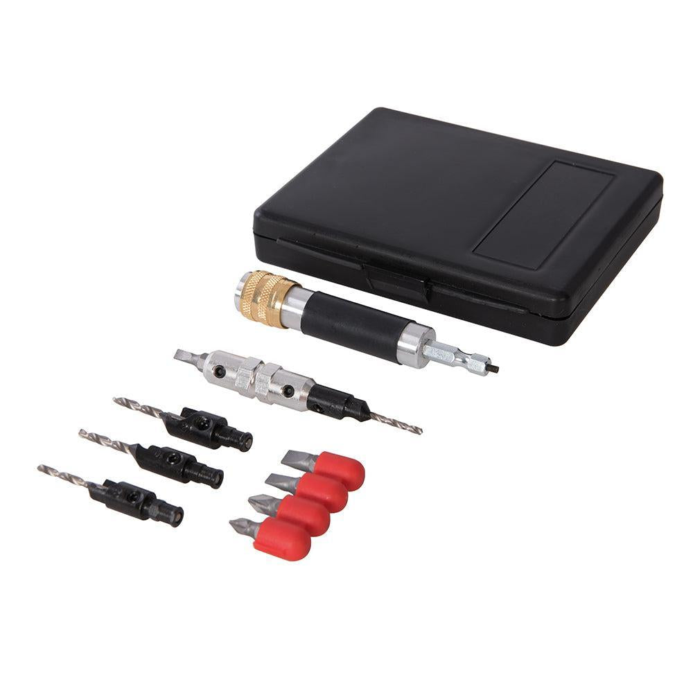 Silverline - 11-delige quick-flip schroef en boor set