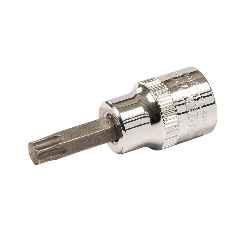 Silverline - 7-delige 1/4" en 3/8" aandrijving T10-T40 doppen set T10 - T40