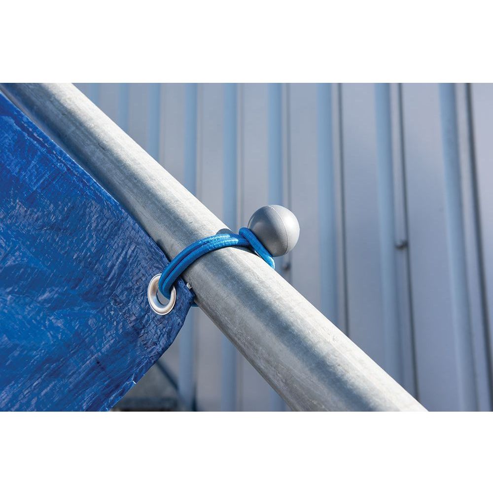 Silverline - Elastische zeildoek koorden, 10 pk. 175 mm