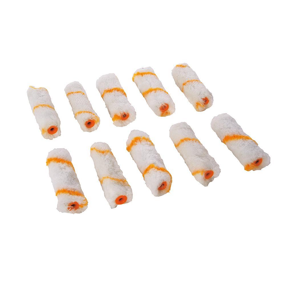 Silverline - 100 mm mini verfrollers, 10 pk. Emulsie