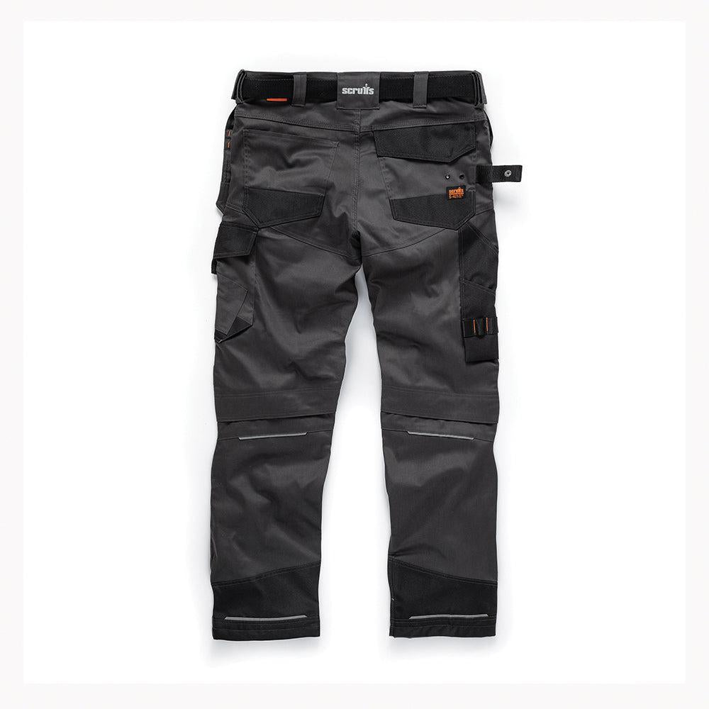 Scruffs - Pro Flex Plus werkbroek, grijs Maat 50 L